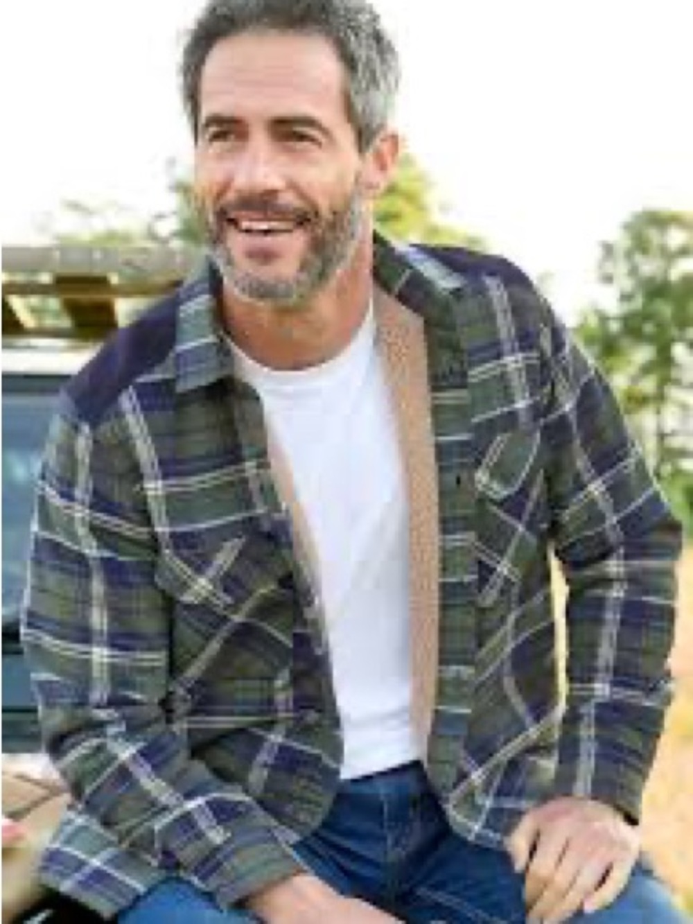 Brooklyn Cloth Beige Sherpa Jacket